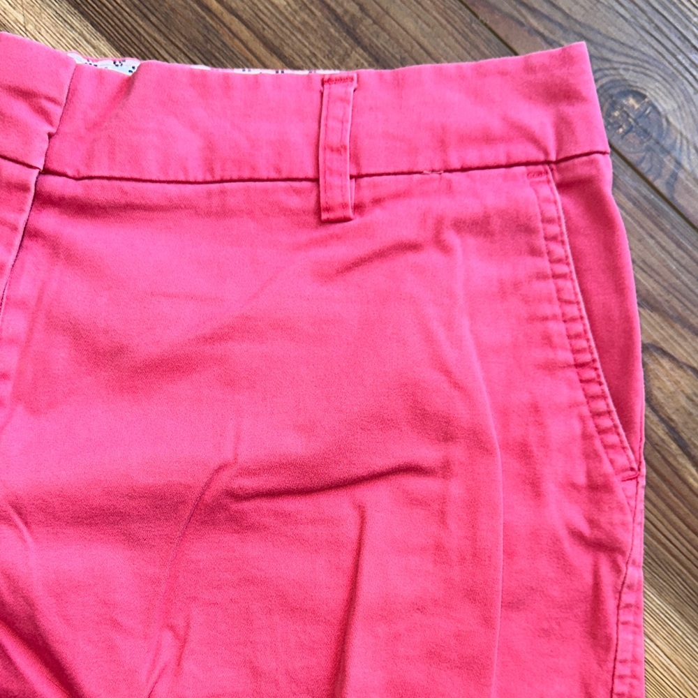 British Khaki Coral Pink Women's Shorts - Picture 3 of 6
